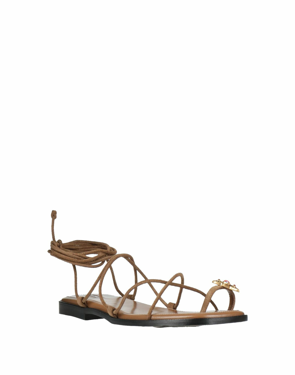 Nodaleto Womens Thong sandal Light brown