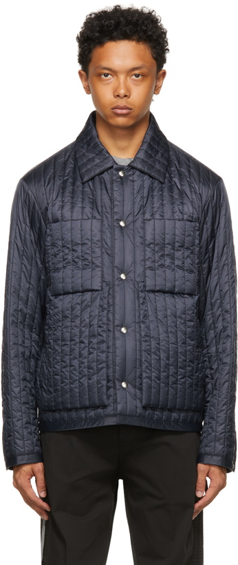 Photo: Craig Green Navy Quilted Worker Jacket