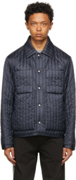 Craig Green Navy Quilted Worker Jacket
