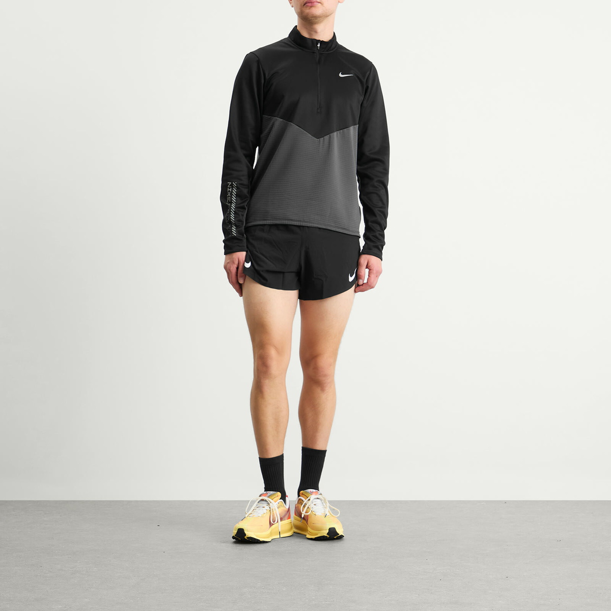 Nike Winterized Half Zip in Antracite/Black/Reflective Silver