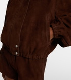 Nour Hammour Pia suede blouson jacket