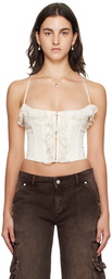 GUIZIO Off-White Eris Corset