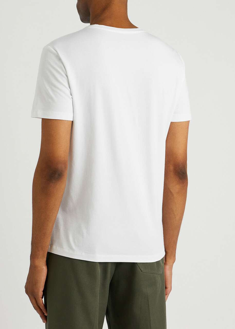 Paige Cash Stretch-jersey T-shirt White