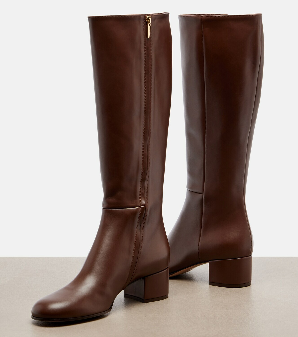 Gianvito Rossi Joelle leather knee-high boots