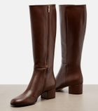Gianvito Rossi Joelle leather knee-high boots