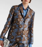 'S Max Mara Kate floral jacquard blazer