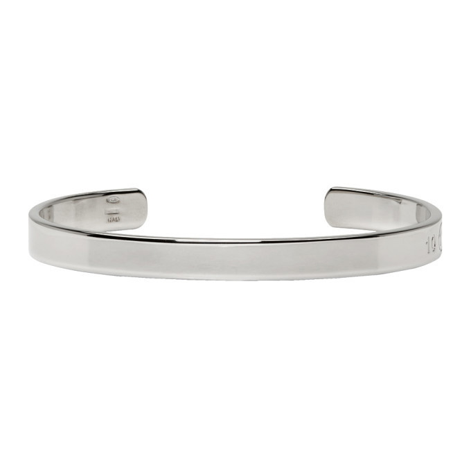 Photo: Maison Margiela Silver Logo Bracelet