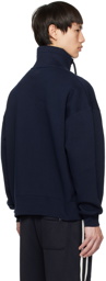 AMI Paris Navy Ami de Cœur Sweatshirt