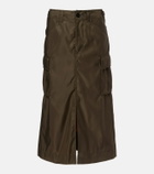 Sacai Pleated midi skirt
