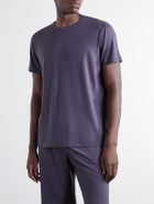 Derek Rose - Basel Stretch-Modal Jersey Pyjama T-Shirt - Blue