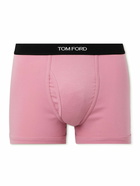 TOM FORD - Stretch-Cotton Boxer Briefs - Pink