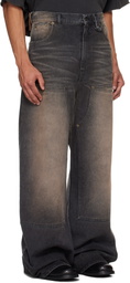 EGONlab Black & Brown Baggy Jeans