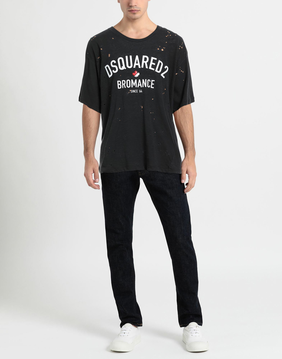 Dsquared2 Mens T-shirt Charcoal
