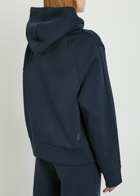 ON Focus Tech Hooded Cotton-blend Sweatshirt Navy