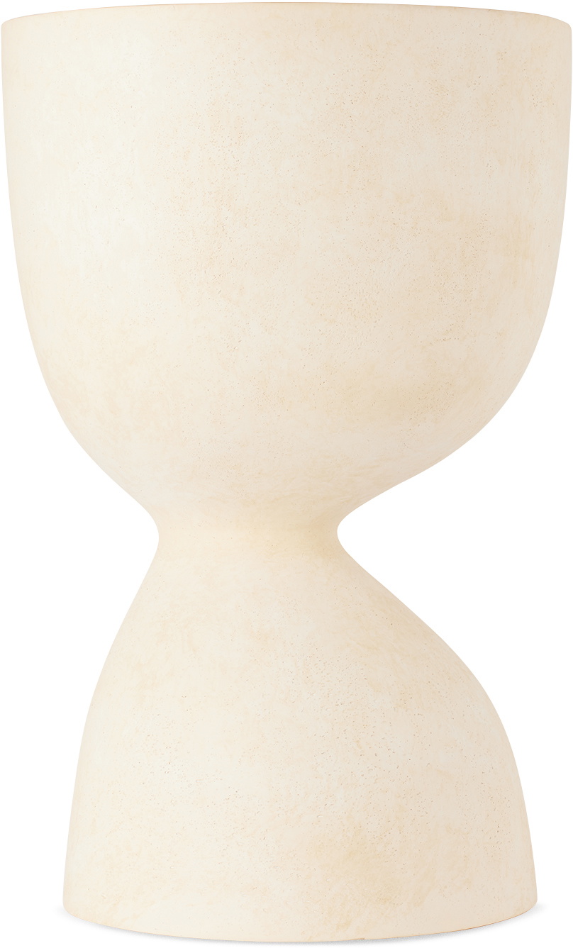 ferm LIVING Beige Tall Evoke Pot