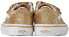 Vans Baby Gold & White Old Skool V Sneakers