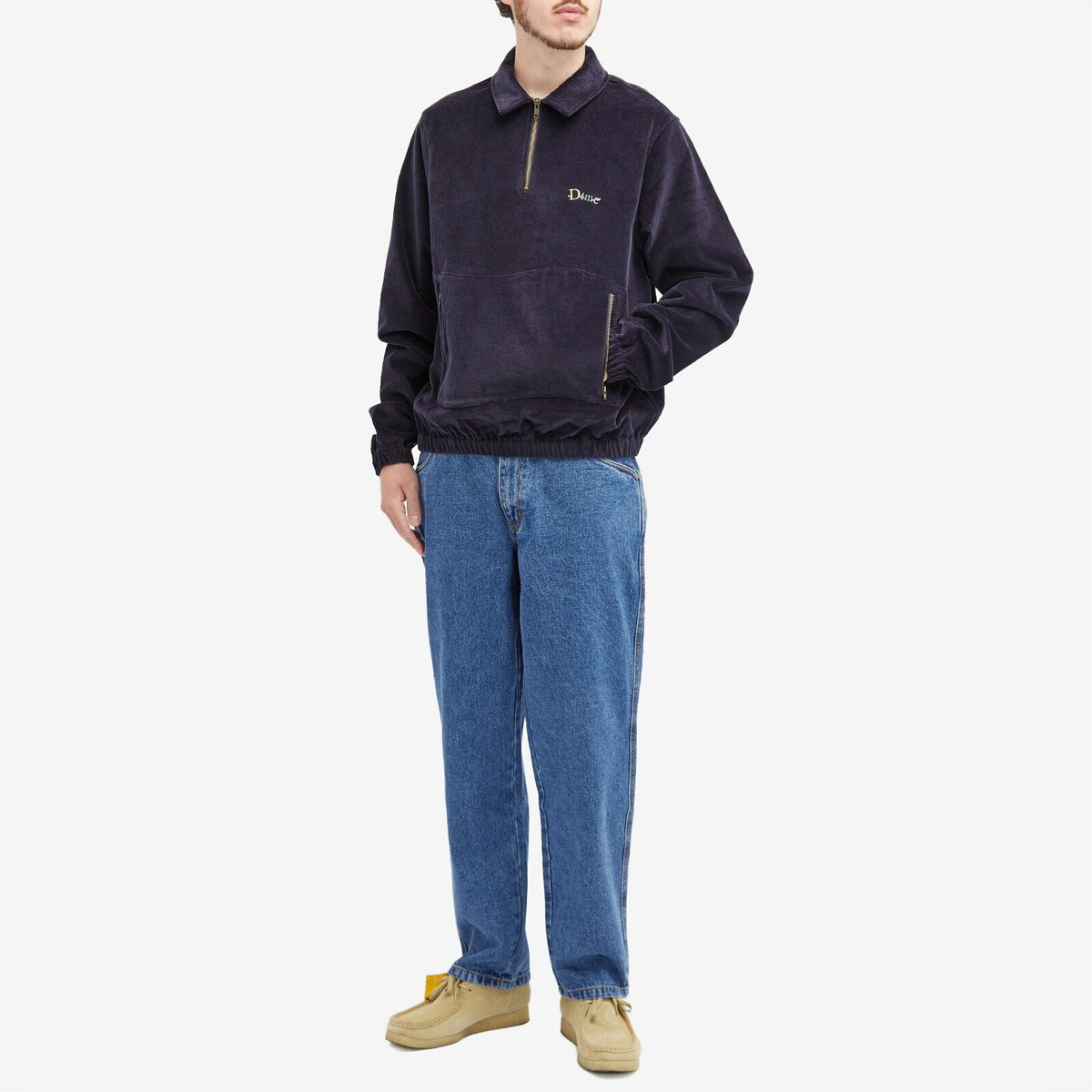 Dime Men's Classic Relaxed Denim Pants in Indigo Washed Dime