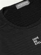 Café du Cycliste - Coline Stretch Recycled-Jersey Cycling Base Layer - Black