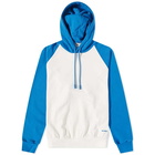 Sunnei Men's Raglan Popover Hoody in Dust/Blue