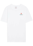 Casablanca Logo-print Cotton T-shirt White