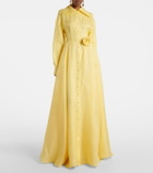 Leo Lin Josephine floral silk gown