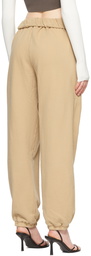 Dion Lee Beige Cotton Lounge Pants