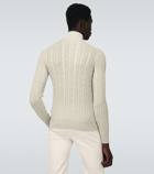 Loro Piana - Mezzocollo Treccia cashmere sweater