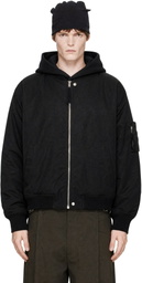 thom/krom Black 'M J 93' Bomber Jacket
