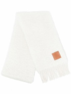 LOEWE - Mohair And Wool Fringed Scarf