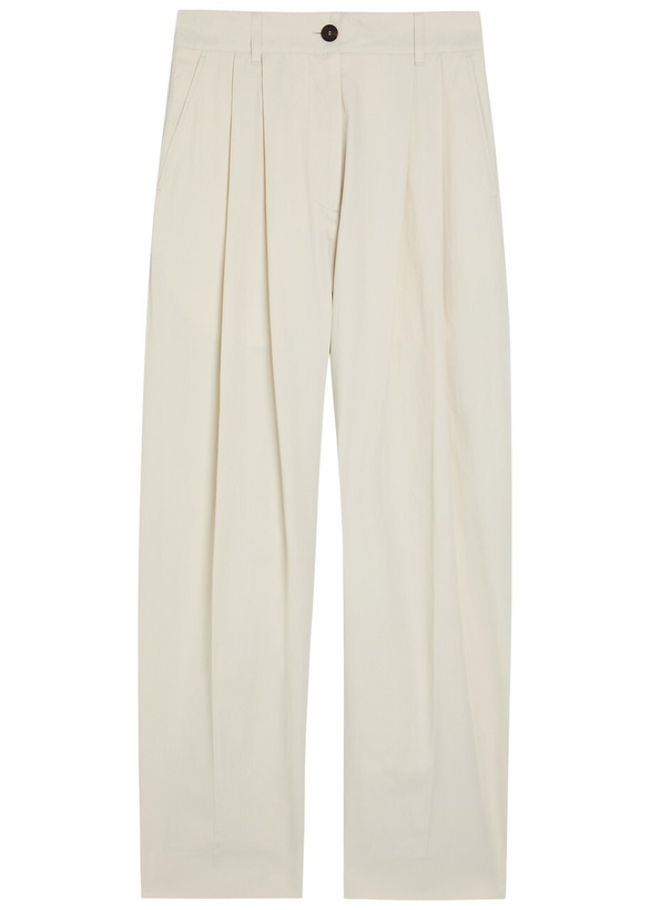 Photo: Studio Nicholson Pleated Barrel-leg Woven Trousers Beige