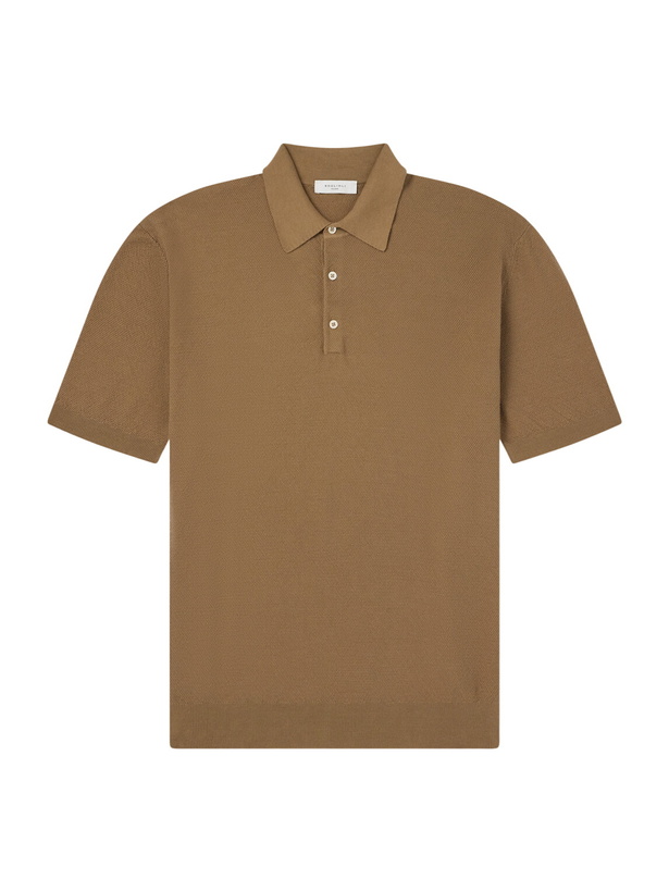 Photo: Boglioli - Cotton-Piqué Polo Shirt - Brown