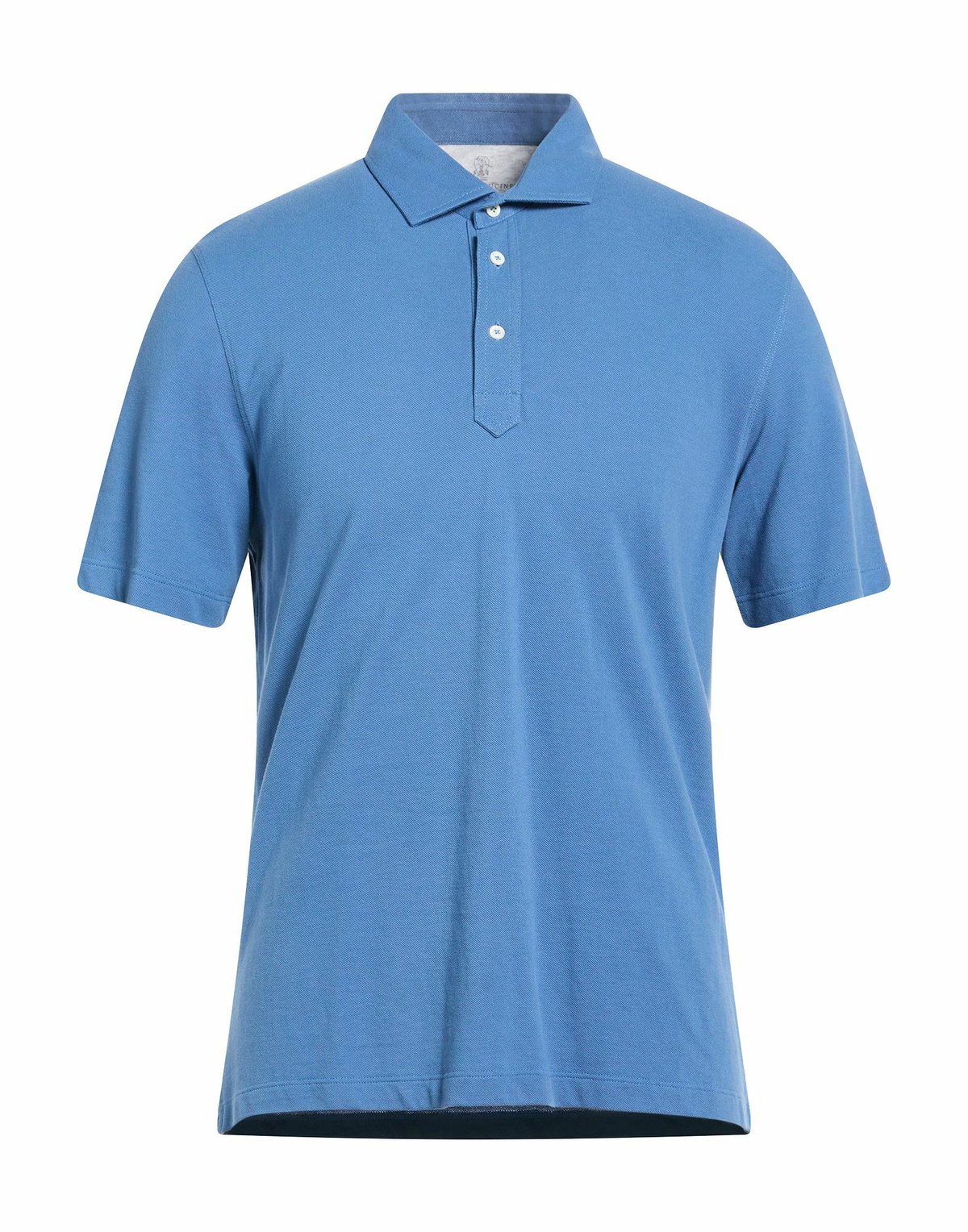 Brunello Cucinelli Mens Polo shirt Azure