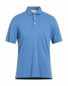Brunello Cucinelli Mens Polo shirt Azure