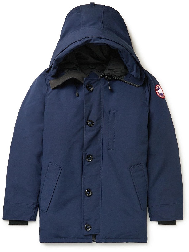 Photo: Canada Goose - Chateau Hooded Shell Down Parka - Blue