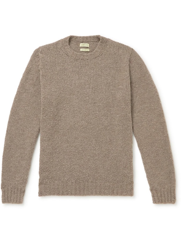 Photo: De Bonne Facture - Slim-Fit Wool Bouclé Sweater - Brown