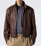 Lemaire Harrington leather jacket