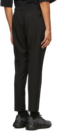 N.Hoolywood Black Tapered Easy Trousers