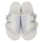 Suicoke White Kaw-CAB Sandals