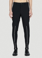 Comme Des Garçons Homme Plus Zip Motif Pants