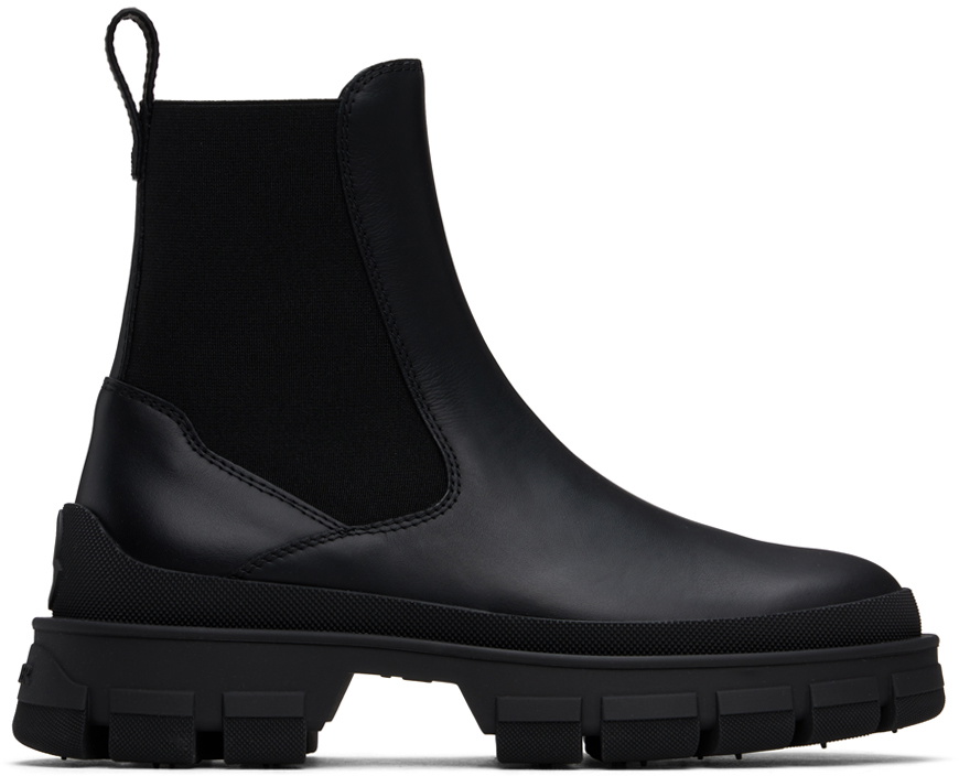 Moncler Black Hevea Chelsea Boots