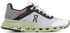 On Green & Black Cloudnova Z5 Rush Sneakers