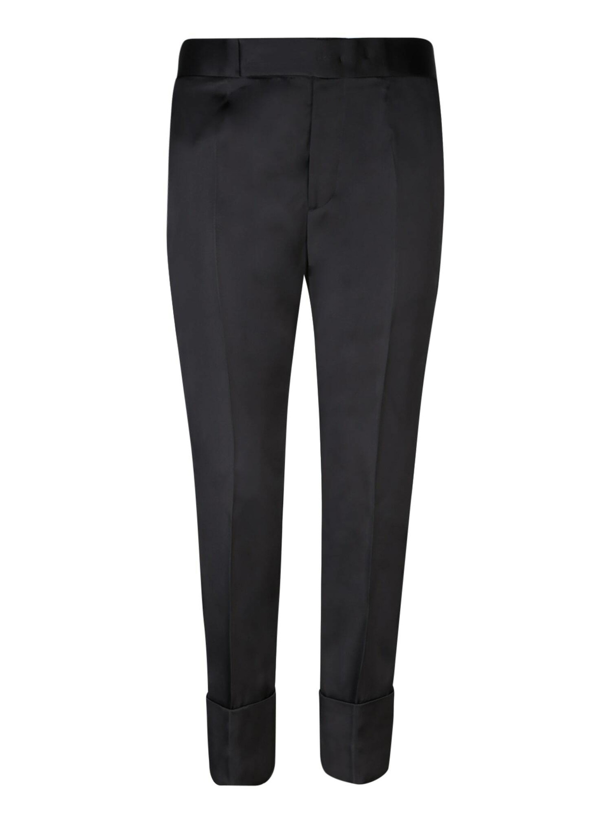 Sapio Double Satin Black Trousers