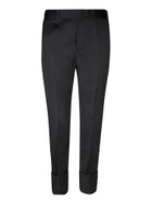 Sapio Double Satin Black Trousers