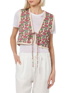 MC2 Saint Barth Woman Embroidered Padded Vest