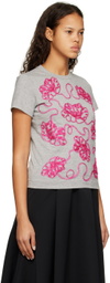 tao Gray Floral T-Shirt