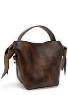 Acne Studios Musubi Mini Leather Shoulder bag - Brown - One Size