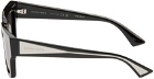 Bottega Veneta Black Tri-Fold Square Sunglasses