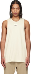 Fear of God ESSENTIALS Off-White Rib Tank Top