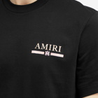 AMIRI Men's Watercolour Bar T-Shirt in Black