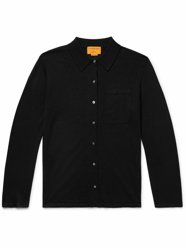 Photo: Guest In Residence - Showtime Slim-Fit Cashmere Shirt - Black